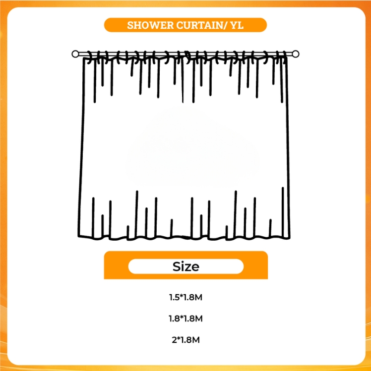 3D shower curtain - Undertale Merch