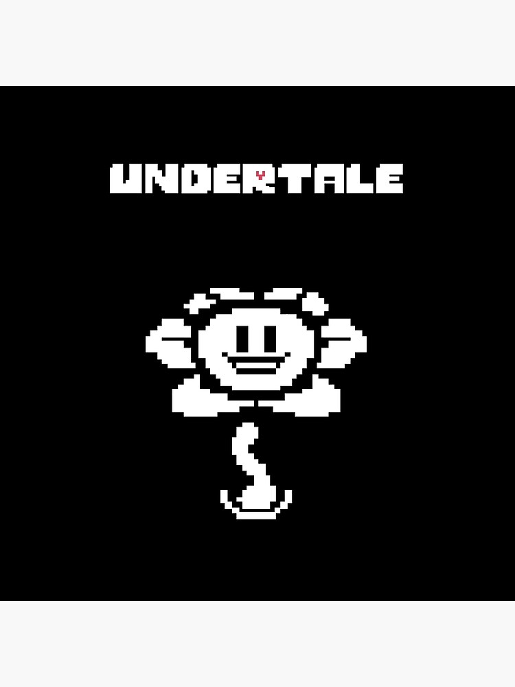 Undertale Flowey Smile Throw Pillow - Image 2