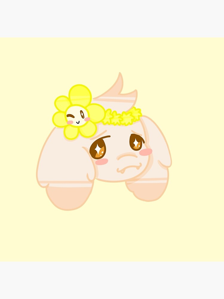 Asriel And Flowey Throw Pillow - Image 2