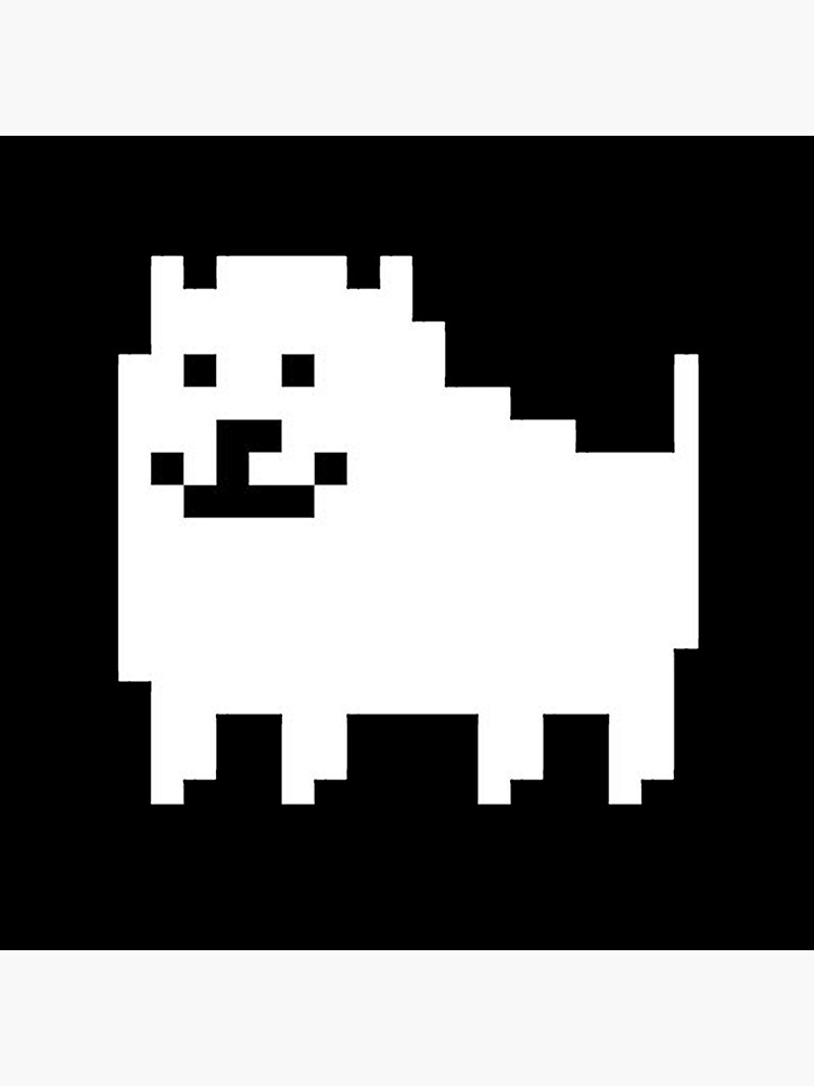 Annoying Dog Undertale Throw Pillow - Image 2