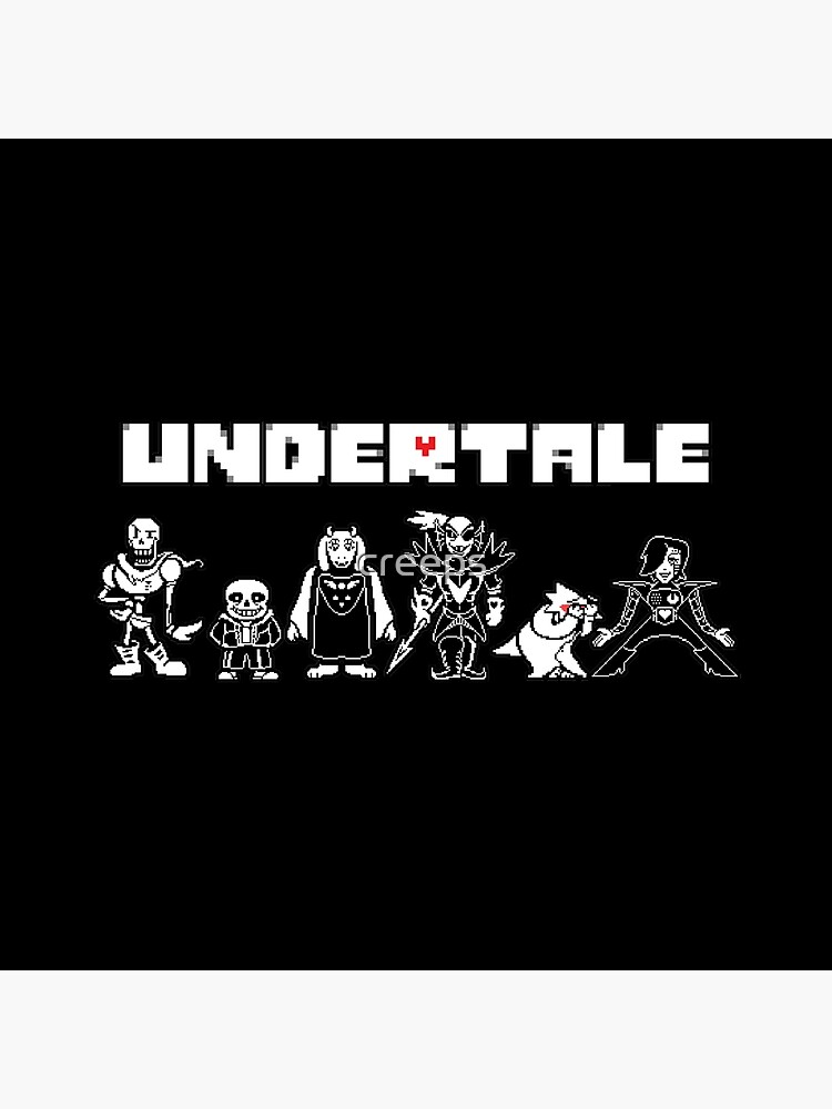 Undertale Cast Throw Pillow - Image 2