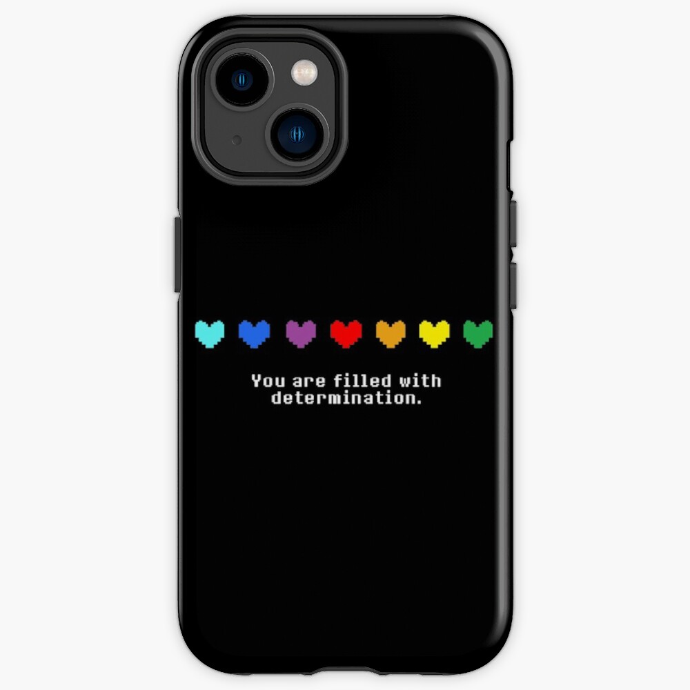 Undertale You Are Filled With Determination Iphone Case