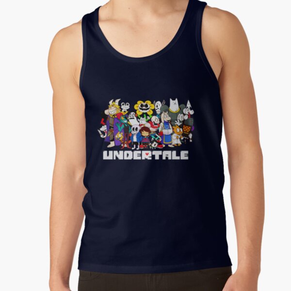 Undertale Game Characters Gamer Fan Tank Top - Image 5