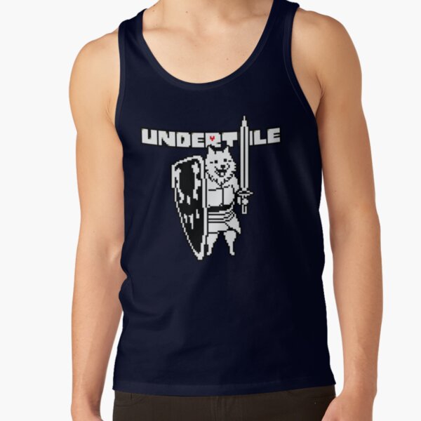 Undertale Lesser Dog W Logo Tank Top - Image 5