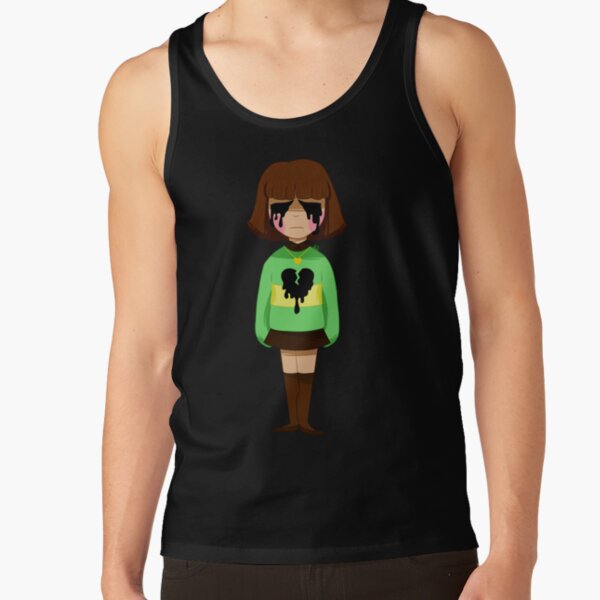 Undertale Chara Bleeding Heart Tank Top - Image 2