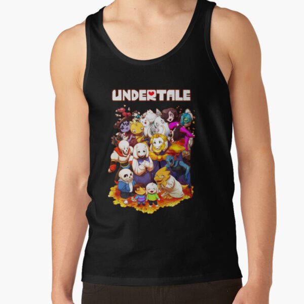 Undertale Video Game Main Characters Funny Design Tank Top - Image 2
