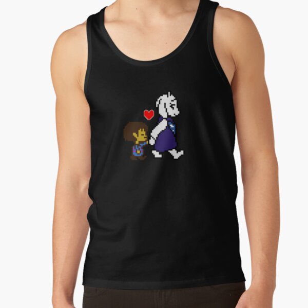 Toriel And Frisk Helping Hand Tank Top - Image 2