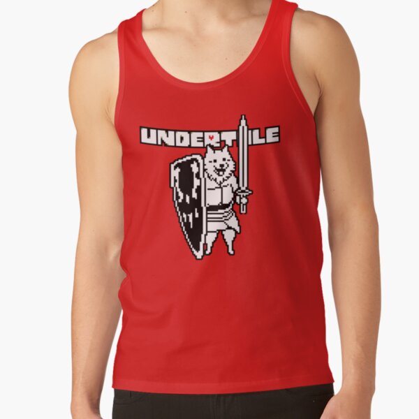 Undertale Lesser Dog W Logo Tank Top - Image 4