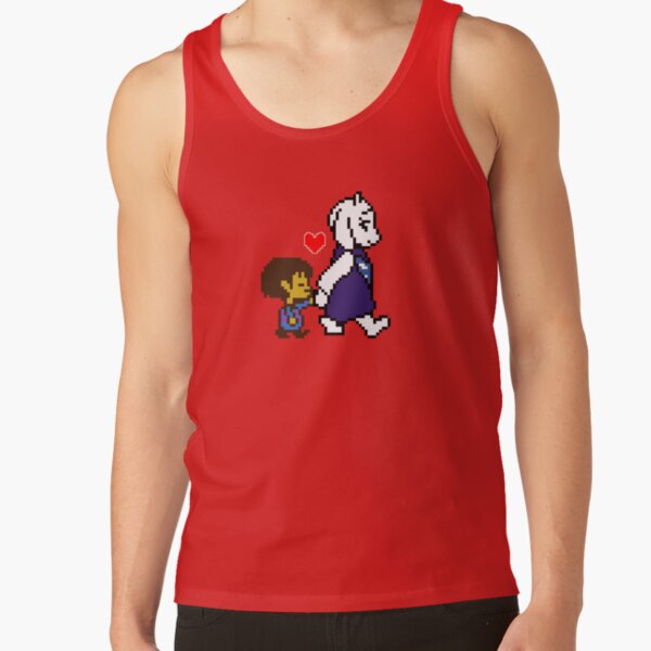Toriel And Frisk Helping Hand Tank Top - Image 4