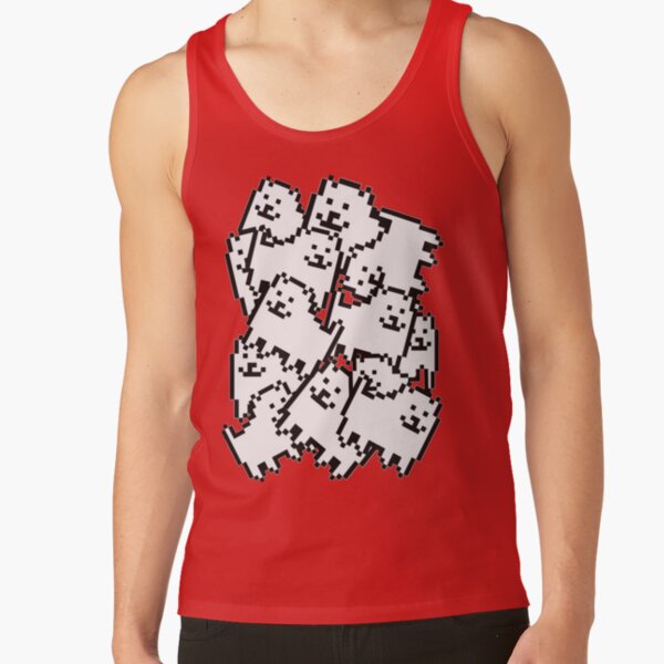 Undertale Annoying Dog Collage Tank Top - Image 4