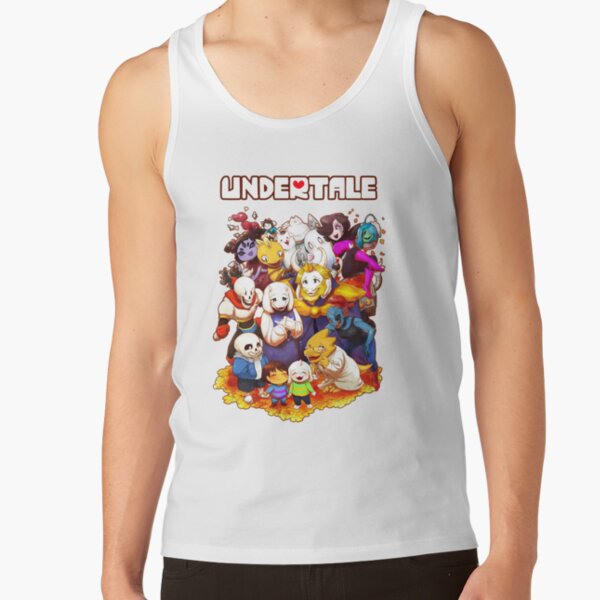 Undertale Video Game Main Characters Funny Design Tank Top