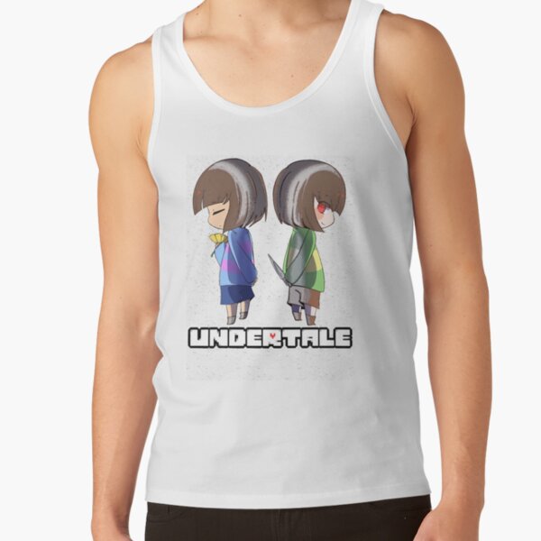 Undertale Chara And Frisk Tank Top