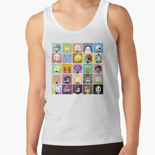 Undertale Profile Characters Tank Top