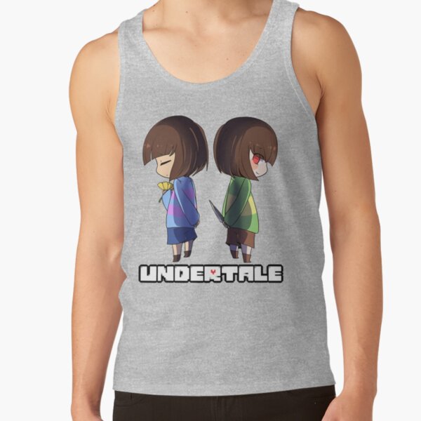 Undertale Chara And Frisk Cute Tank Top