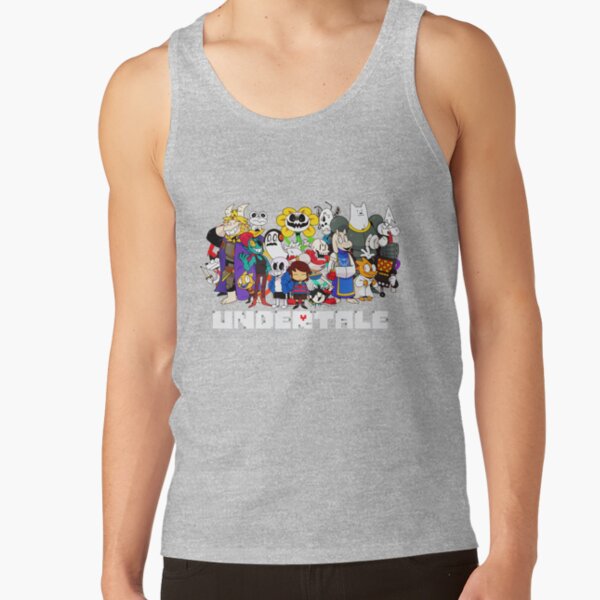 Undertale Game Characters Gamer Fan Tank Top - Image 3