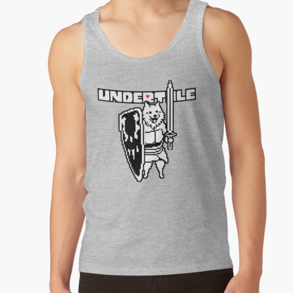 Undertale Lesser Dog W Logo Tank Top - Image 3