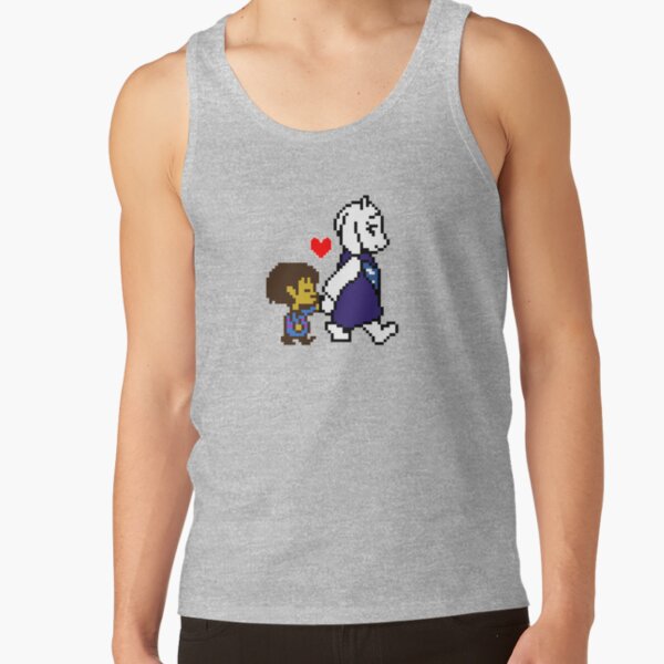 Toriel And Frisk Helping Hand Tank Top - Image 3