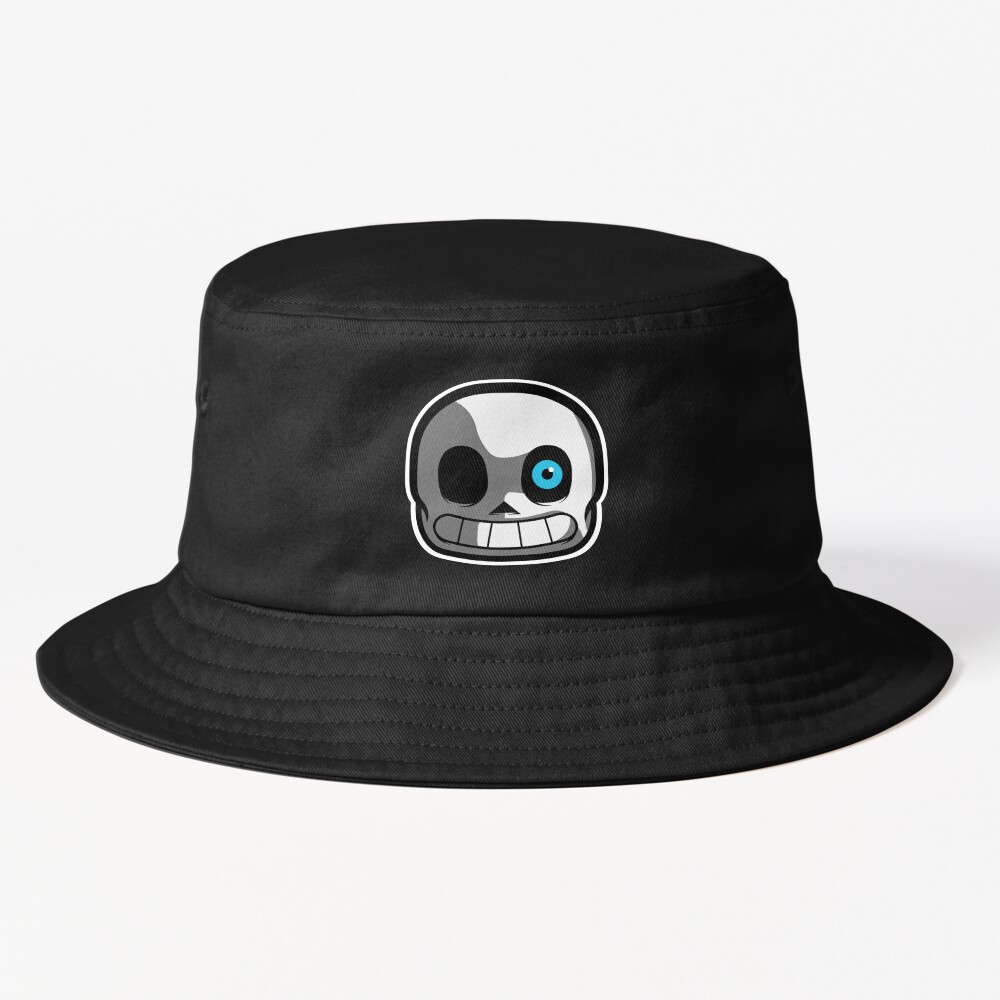Undertale Sans Fan Art Artwork Sticker Bucket Hat