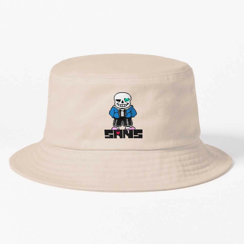 Skeleton Sans Art Bucket Hat