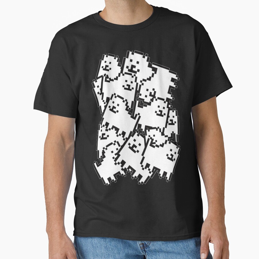 Undertale Annoying Dog Collage T-shirt - Image 2