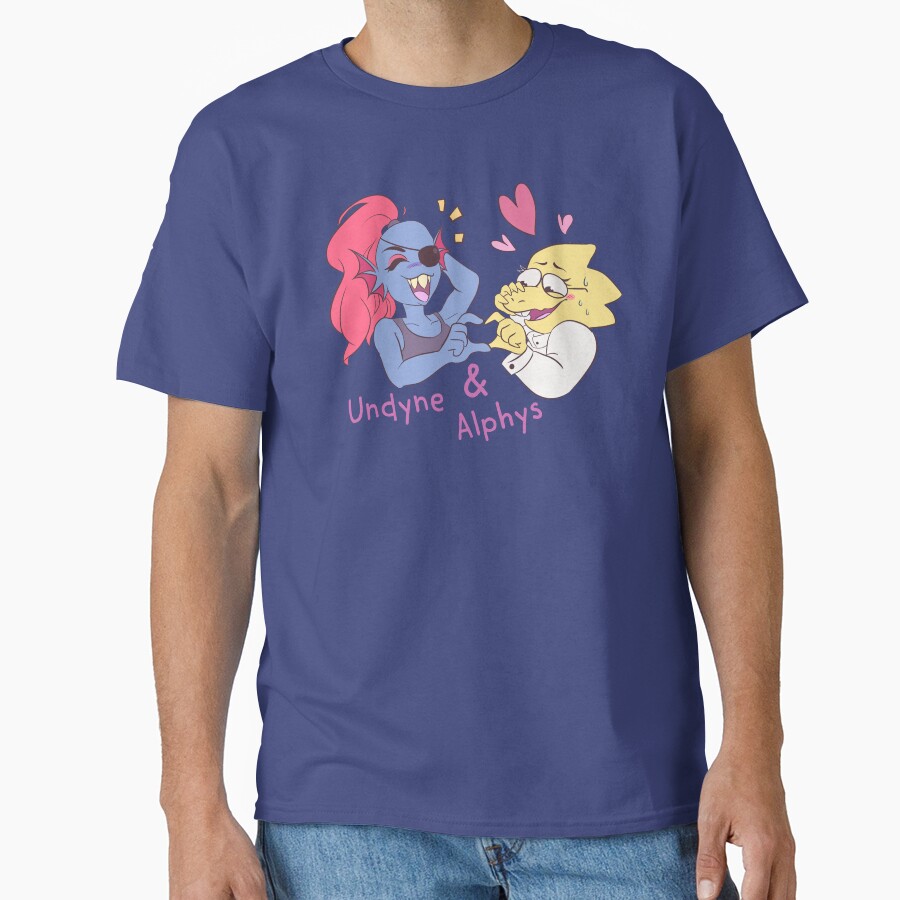 Undertale Undyne And Alphys T-shirt