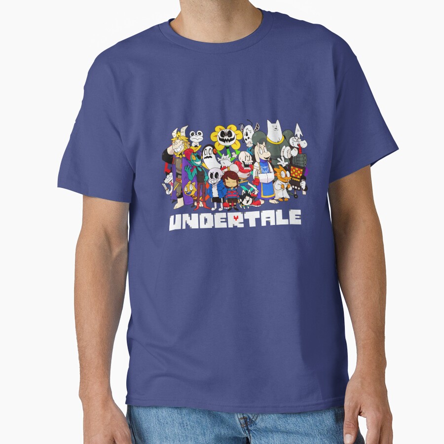 Undertale Game Characters Gamer Fan T-shirt - Image 4