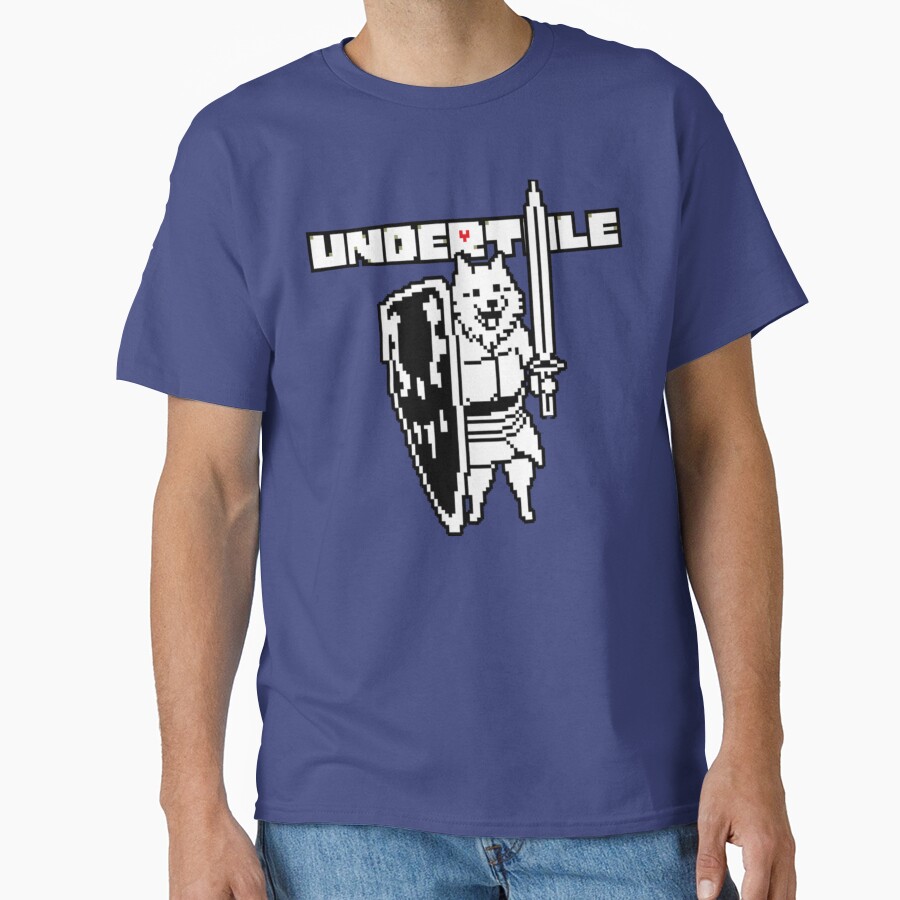Undertale Lesser Dog W Logo T-shirt - Image 4