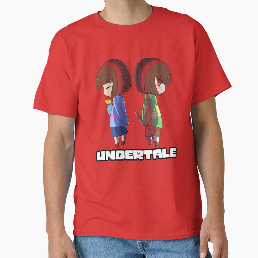 Undertale Chara And Frisk T-shirt - Image 5