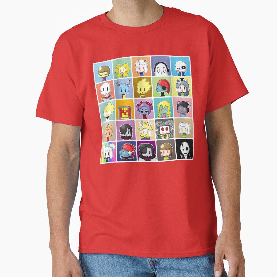 Undertale Profile Characters T-shirt - Image 5
