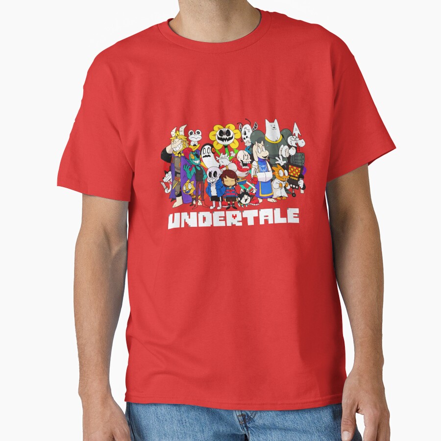 Undertale Game Characters Gamer Fan T-shirt - Image 5