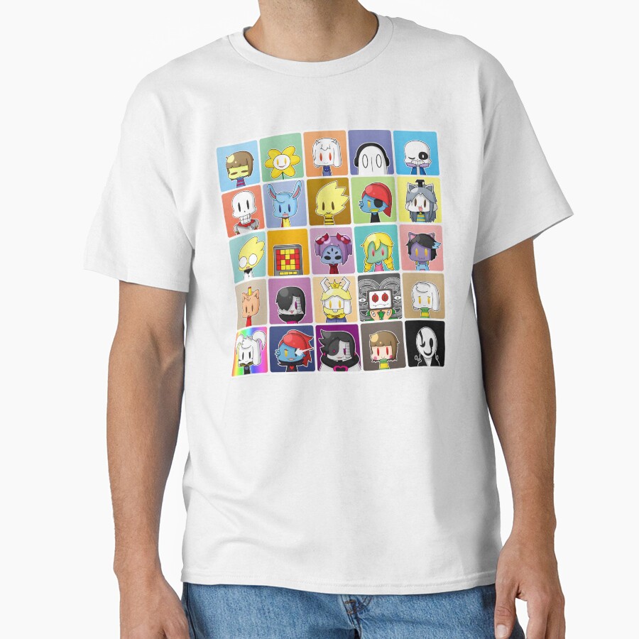 Undertale Profile Characters T-shirt