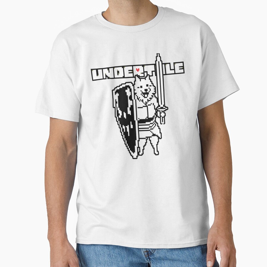 Undertale Lesser Dog W Logo T-shirt - Image 2