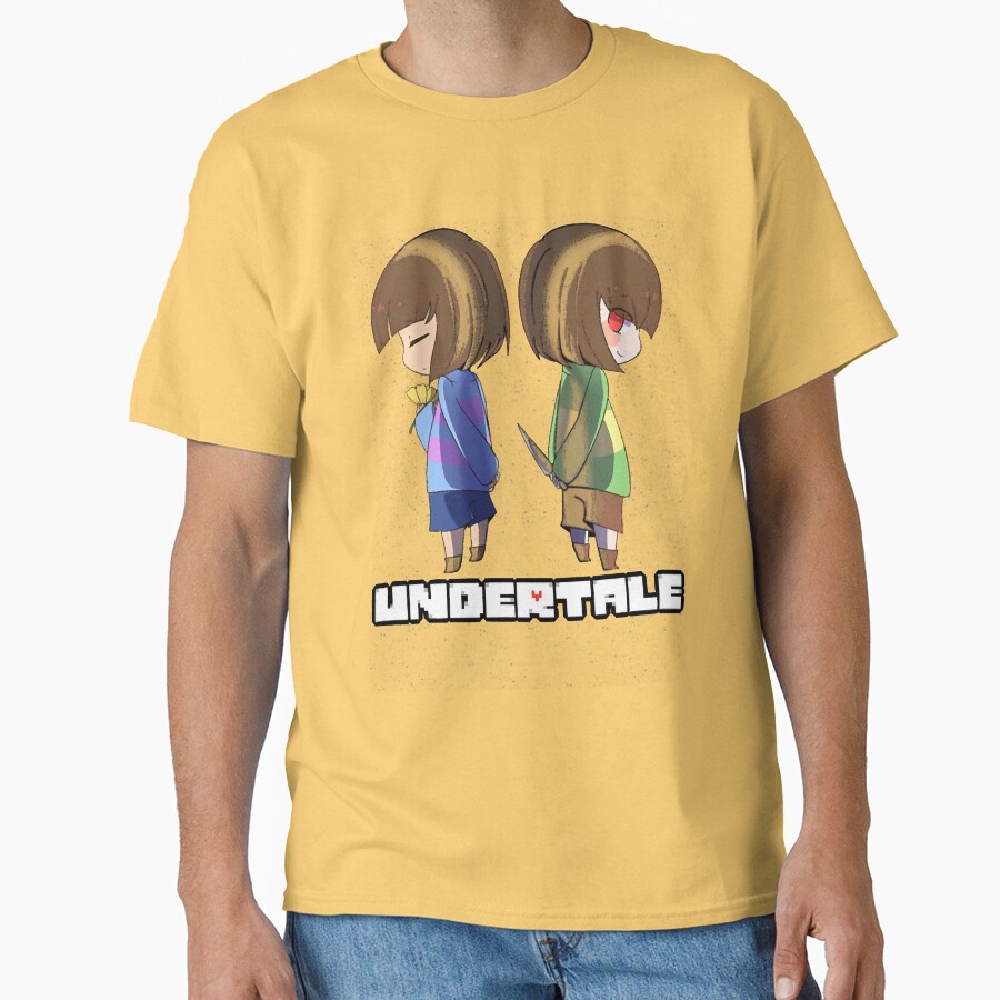 Undertale Chara And Frisk T-shirt - Image 6