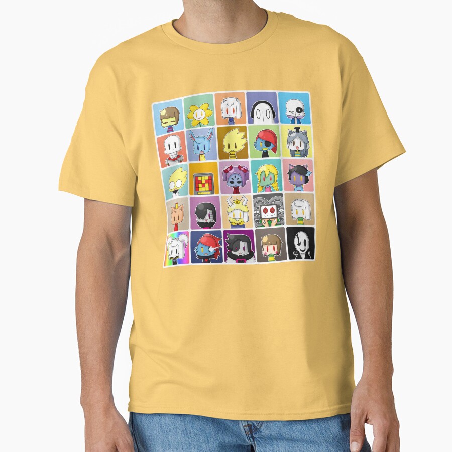 Undertale Profile Characters T-shirt - Image 6