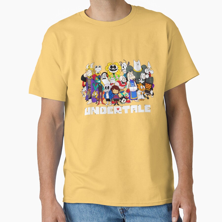 Undertale Game Characters Gamer Fan T-shirt - Image 6