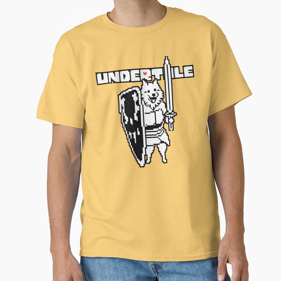 Undertale Lesser Dog W Logo T-shirt - Image 6