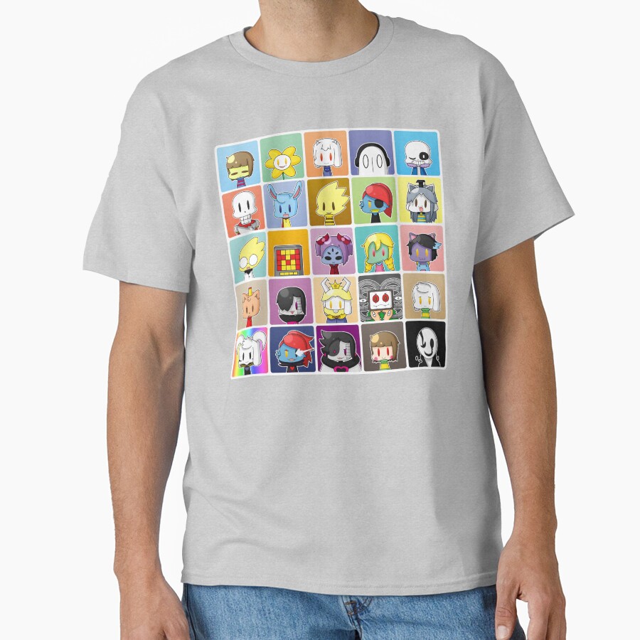 Undertale Profile Characters T-shirt - Image 3