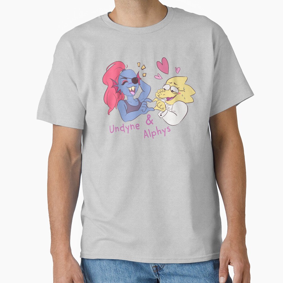 Undertale Undyne And Alphys T-shirt - Image 4