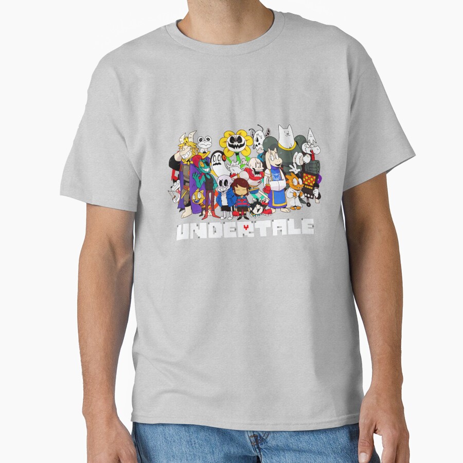 Undertale Game Characters Gamer Fan T-shirt - Image 3