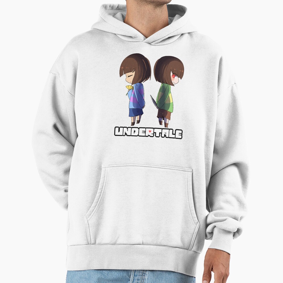 Undertale Chara And Frisk Cute Hoodie - Image 2