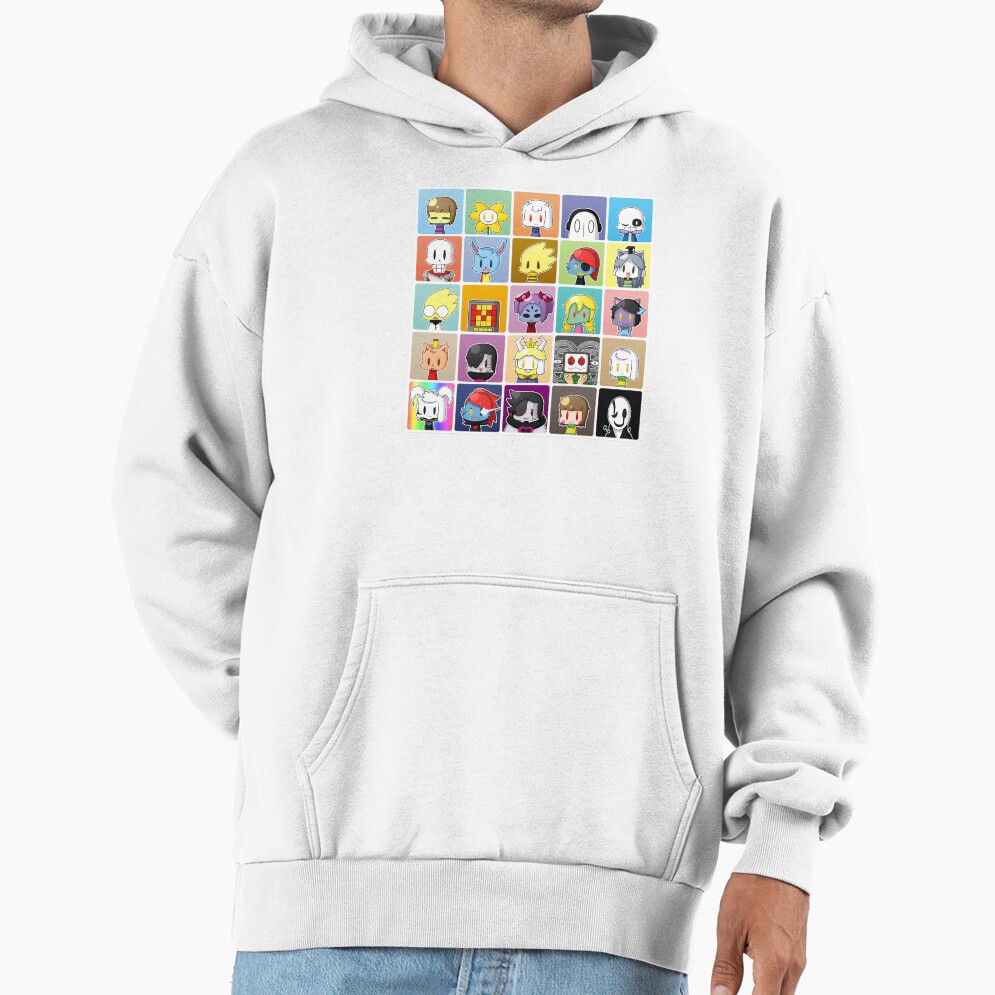 Undertale Profile Characters Hoodie