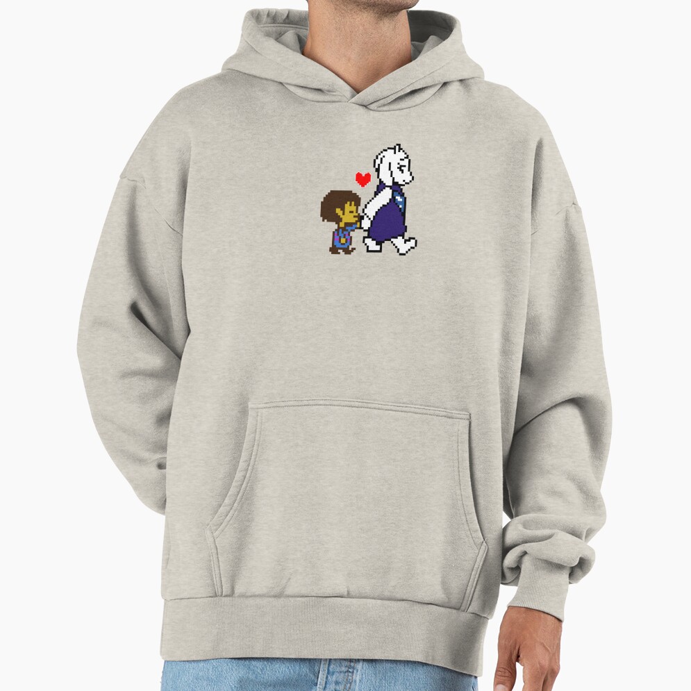 Toriel And Frisk Helping Hand Hoodie - Image 3