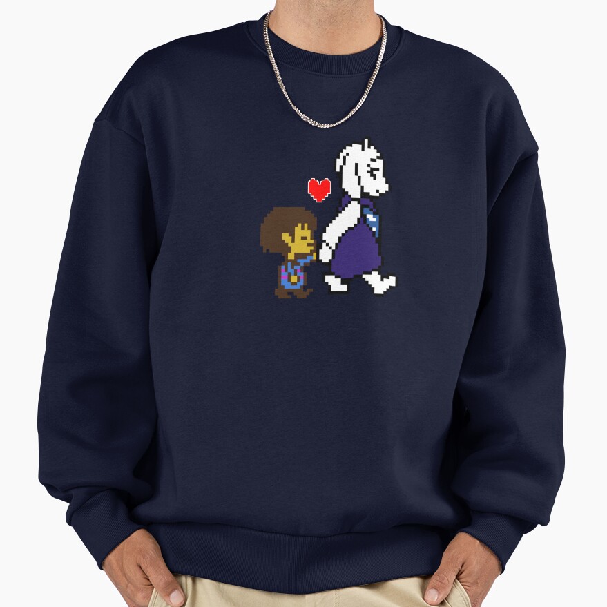 Toriel And Frisk Helping Hand Sweatshirt - Image 5