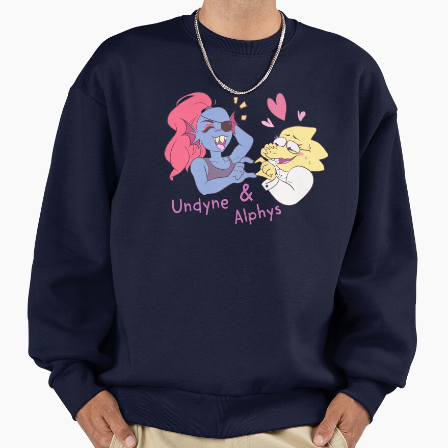 Undertale Undyne And Alphys Sweatshirt - Image 5