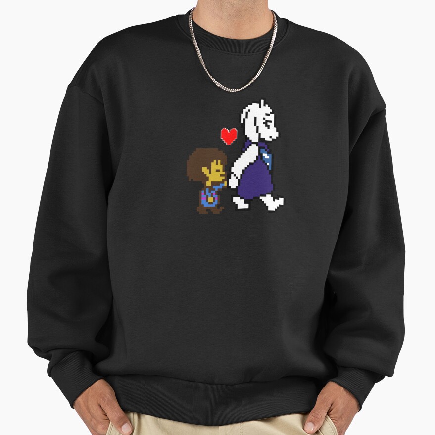 Toriel And Frisk Helping Hand Sweatshirt - Image 2