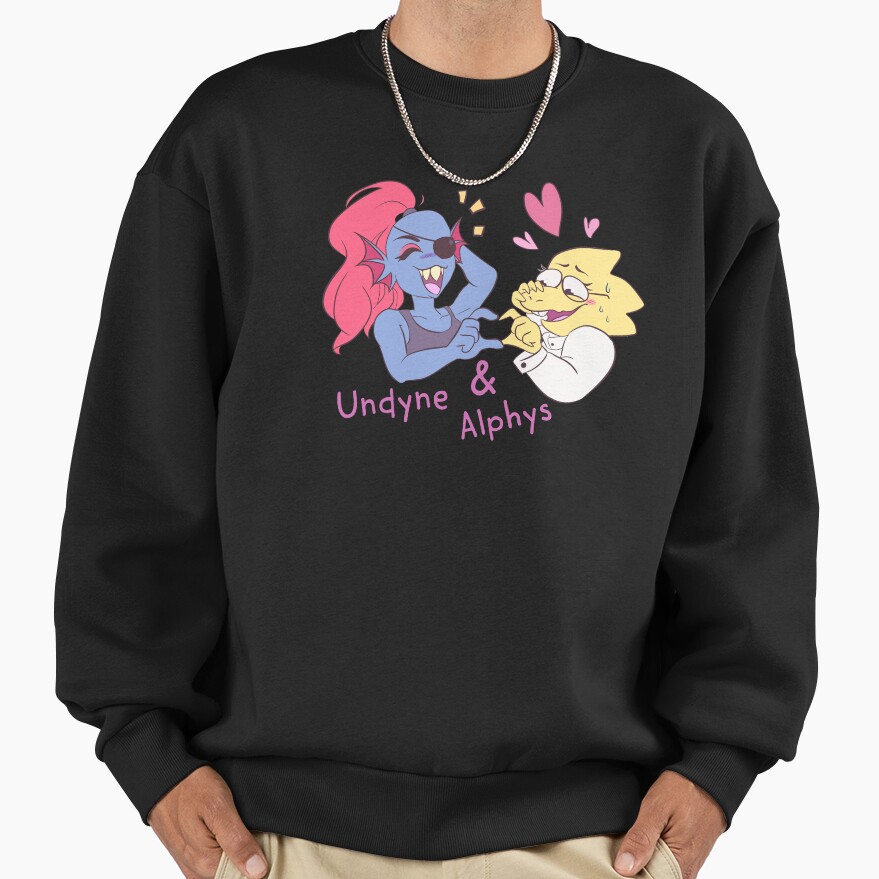 Undertale Undyne And Alphys Sweatshirt