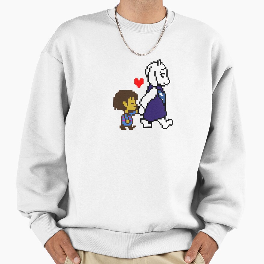 Toriel And Frisk Helping Hand Sweatshirt