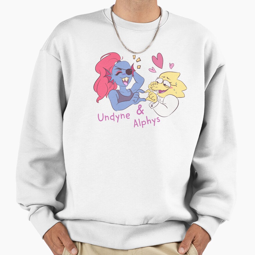 Undertale Undyne And Alphys Sweatshirt - Image 2