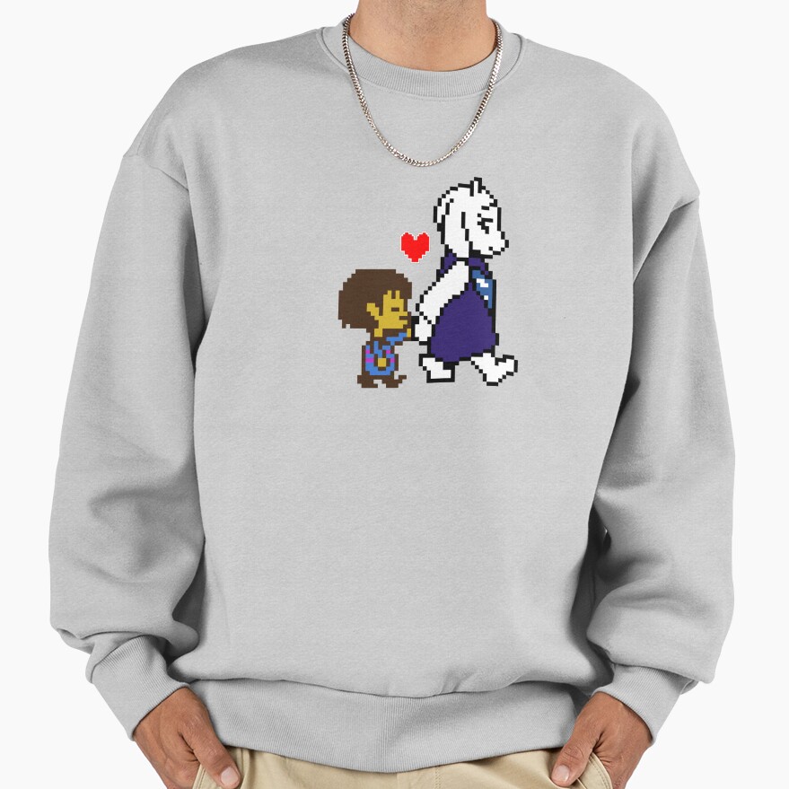 Toriel And Frisk Helping Hand Sweatshirt - Image 4