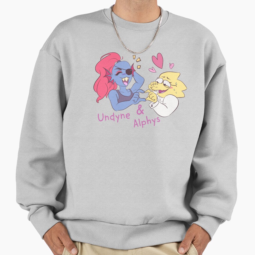 Undertale Undyne And Alphys Sweatshirt - Image 4